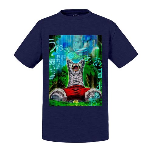 T-Shirt Enfant Luffy Pleure Ace Aux Poing Argent One Piece Manga Pirates