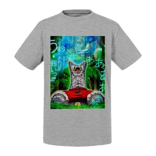 T-Shirt Enfant Luffy Pleure Ace Aux Poing Argent One Piece Manga Pirates