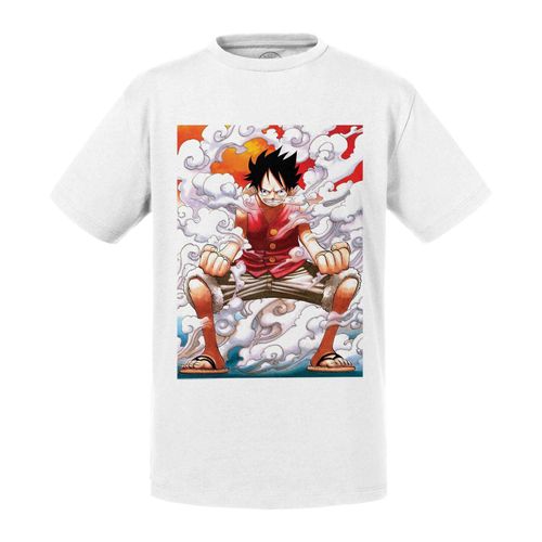 T-Shirt Enfant Luffy Pirate One Piece Haki Manga Anime