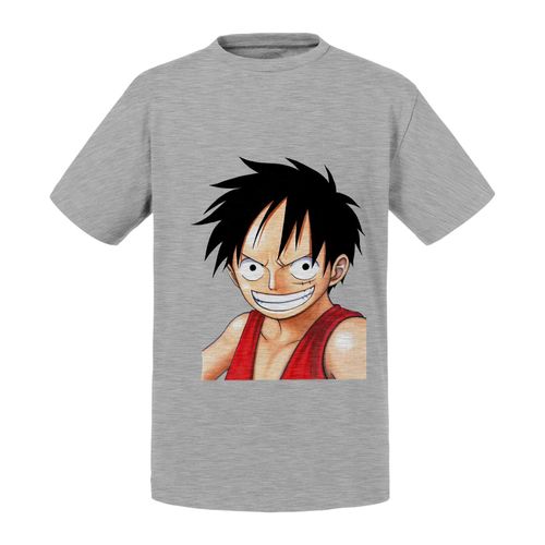 T-Shirt Enfant One Piece Luffy No Hat Manga Anime Pirate