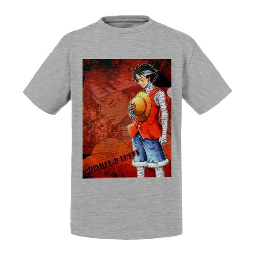 T-Shirt Enfant Luffy Se Recueille One Piece Manga Pirates