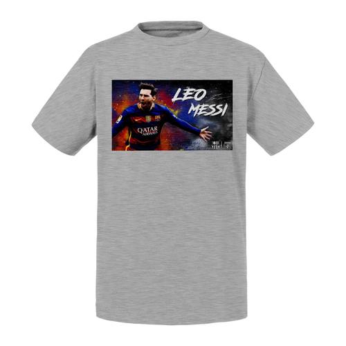 T-Shirt Enfant Leo Messi Barcelone Football Star Celebration Signature
