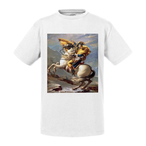 T-Shirt Enfant Peinture Bonaparte Franchissant Le Grand Saint Bernard Napoleon France
