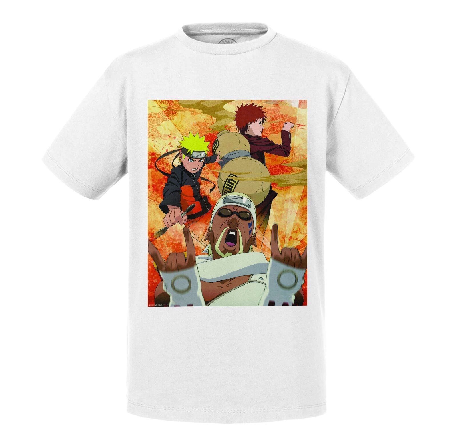 T-Shirt Enfant Naruto Jinchirouki Killer Bee Gaara Ninja Anime Manga