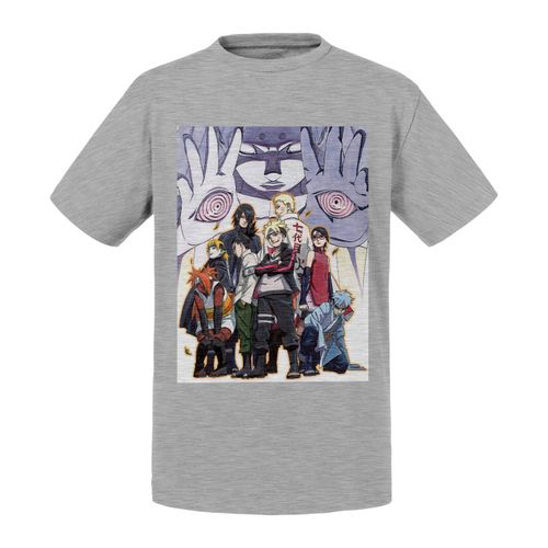 T-Shirt Enfant Naruto Boruto Manga Anime Peinture Fan Art