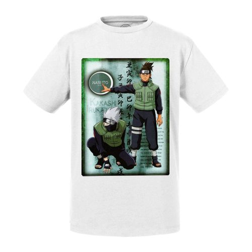 T-Shirt Enfant Naruto Kakashi Sensei Iruka Sensei Ninja Manga