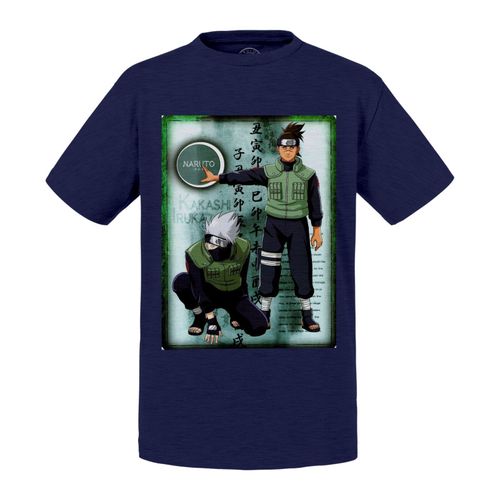 T-Shirt Enfant Naruto Kakashi Sensei Iruka Sensei Ninja Manga