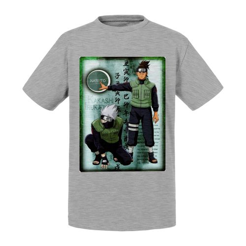 T-Shirt Enfant Naruto Kakashi Sensei Iruka Sensei Ninja Manga