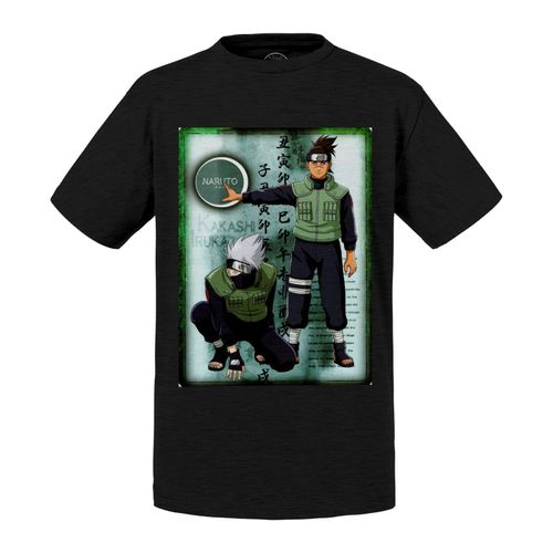 T-Shirt Enfant Naruto Kakashi Sensei Iruka Sensei Ninja Manga