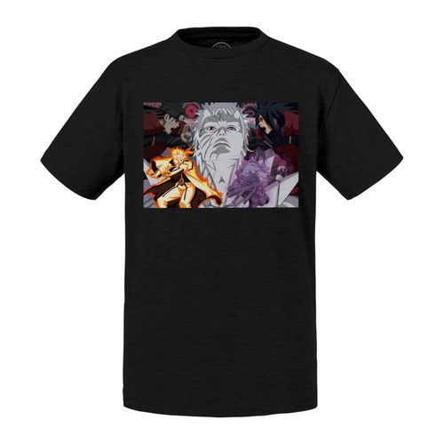 T-Shirt Enfant Naruto Sasuke Obito Manga Anime Japon