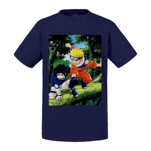 T-Shirt Enfant Naruto Sasuke Compagnon D'armes Manga