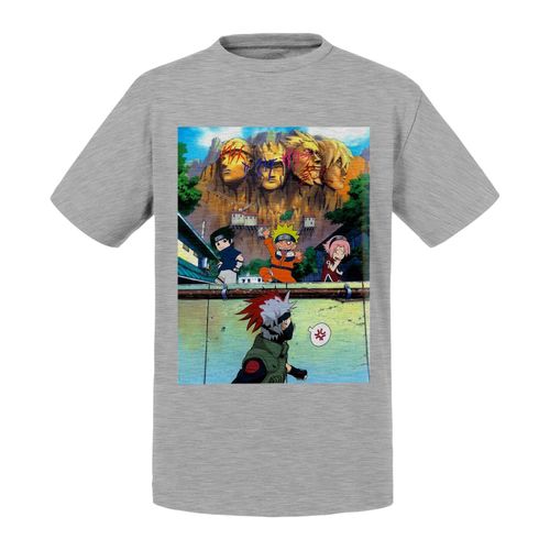 T-Shirt Enfant Naruto Sakura Sasuke Joue Un Tour A Kakashi Sensei Manga Anime Ninja
