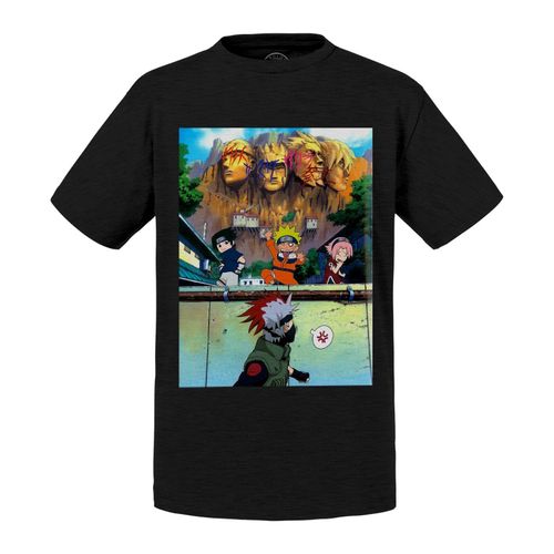 T-Shirt Enfant Naruto Sakura Sasuke Joue Un Tour A Kakashi Sensei Manga Anime Ninja