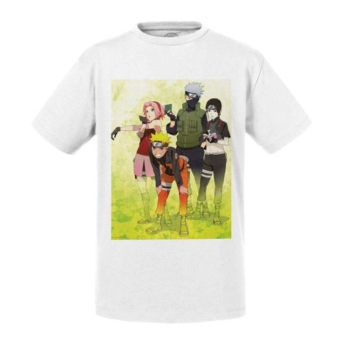 T-Shirt Enfant Naruto Team 7 Sakura Kakashi Sai Manga Anime