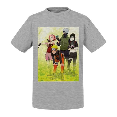 T-Shirt Enfant Naruto Team 7 Sakura Kakashi Sai Manga Anime