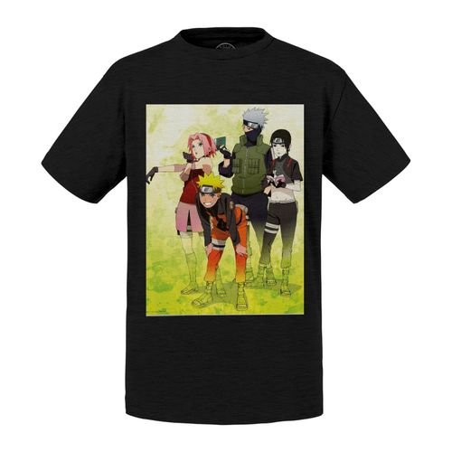 T-Shirt Enfant Naruto Team 7 Sakura Kakashi Sai Manga Anime