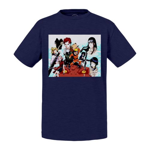 T-Shirt Enfant Naruto Team 7 Sasuke Sakura Neiji Hyuga Hinata Gaara Gamabunta Manga