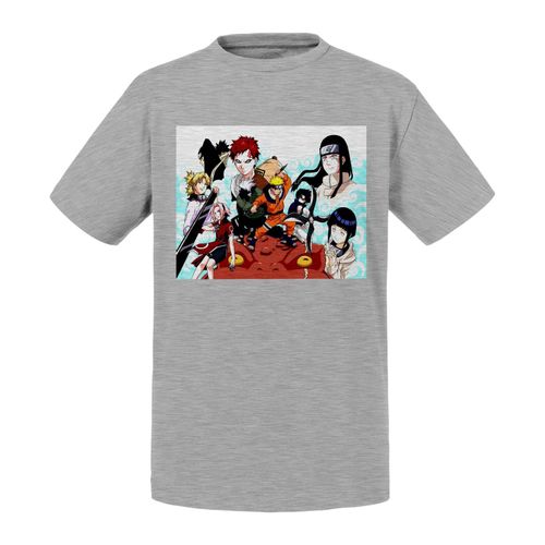 T-Shirt Enfant Naruto Team 7 Sasuke Sakura Neiji Hyuga Hinata Gaara Gamabunta Manga