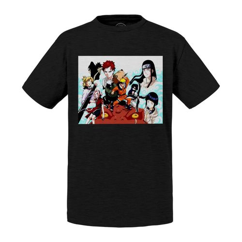 T-Shirt Enfant Naruto Team 7 Sasuke Sakura Neiji Hyuga Hinata Gaara Gamabunta Manga