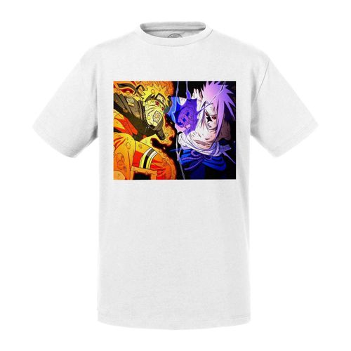 T-Shirt Enfant Naruto Transformation Kyuubi Sasuke Uchihua Sceau Maudit