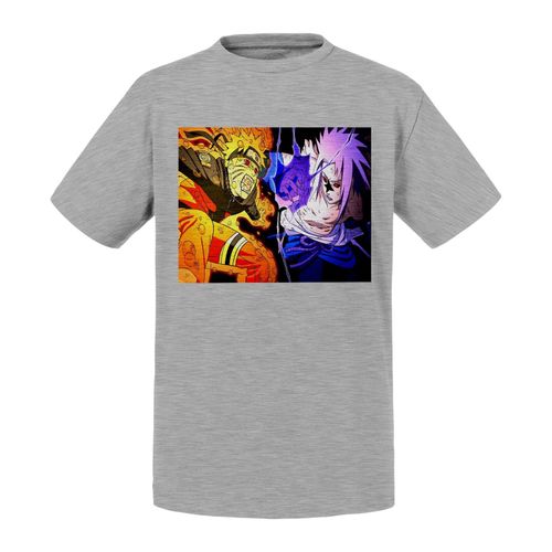 T-Shirt Enfant Naruto Transformation Kyuubi Sasuke Uchihua Sceau Maudit