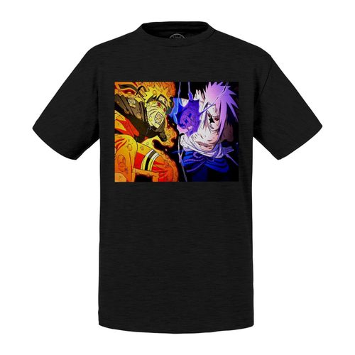 T-Shirt Enfant Naruto Transformation Kyuubi Sasuke Uchihua Sceau Maudit