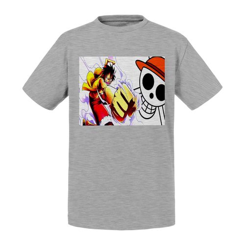 T-Shirt Enfant One Piece Monkey D Luffy Poing Fumants Manga