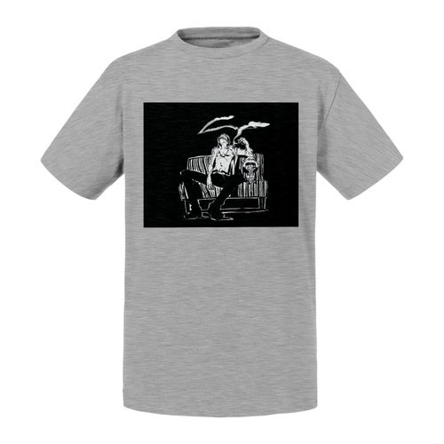T-Shirt Enfant One Piece Sanji Vin Smoke Noir Et Blanc Manga Anime