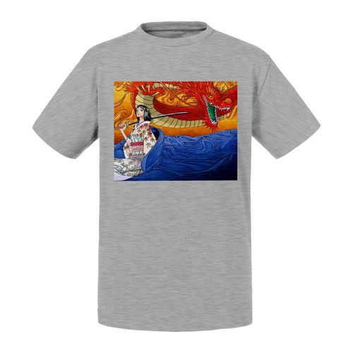 T-Shirt Enfant Nico Robin Dragon One Piece Pirates Manga