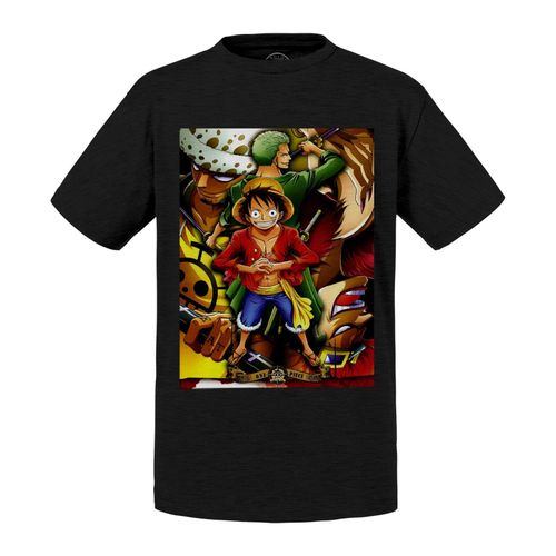 T-Shirt Enfant One Piece Luffy Tragalga Zoro Pirates Manga