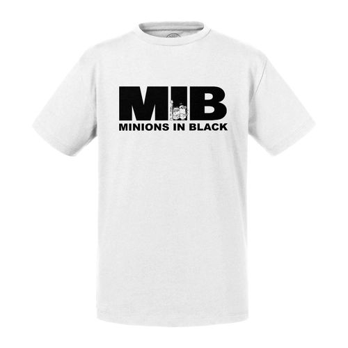 T-Shirt Enfant Mib Minions In Black Parodie Film Anime