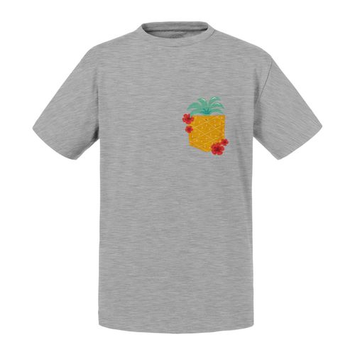 T-Shirt Enfant Poche Surprise Ananas Fruit Exotique Vacance Dessin