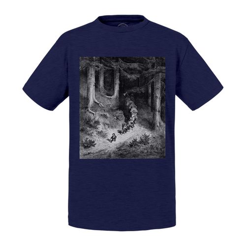 T-Shirt Enfant Le Petit Poucet Perrault Illustration Gustave Dore Gravure