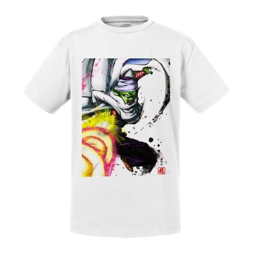 T-Shirt Enfant Piccolo Satan Petit Coeur Rayon Fatal Makanko Sappo Dragon Ball Dbz Manga