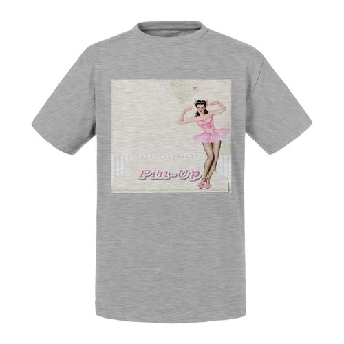 T-Shirt Enfant Pin Up Rose Rétro Original Vintage