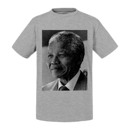 T-Shirt Enfant Nelson Mandela Portrait Militant Droits Humains Afrique Du Sud