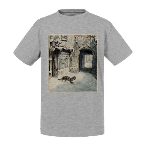 T-Shirt Enfant Chat Dans La Neige Illustration Enfant Beatrice Potter