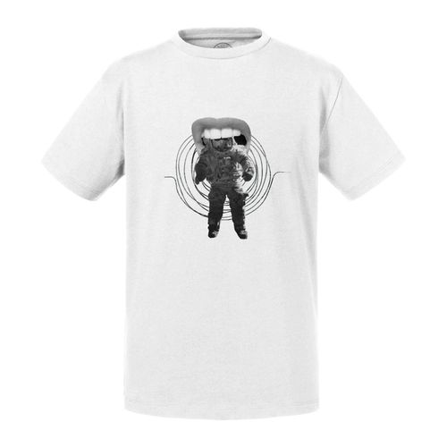 T-Shirt Enfant Astronaute Bouche Géante Collage Espace Surréalisme Nanar
