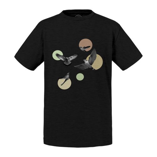 T-Shirt Enfant L'envol Des Oiseaux Collage Art Surréalisme