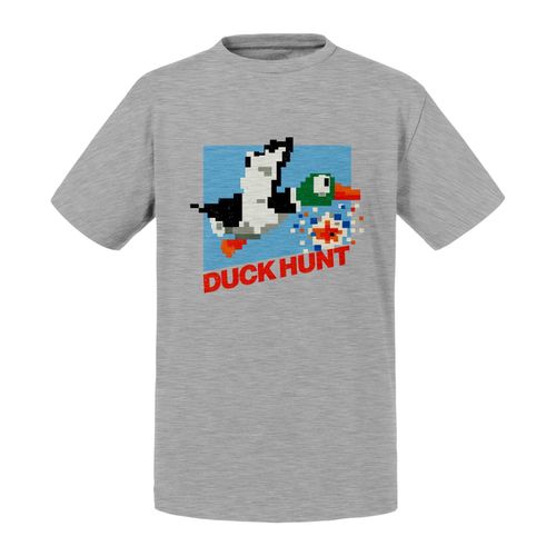 T-Shirt Enfant Duck Hunt 8 Bit Jeux Vidéo Retro Gaming Vintage Arcade