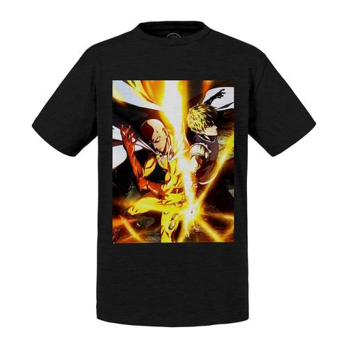 T-Shirt Enfant One Punch Man Saitama Genos Manga Japon