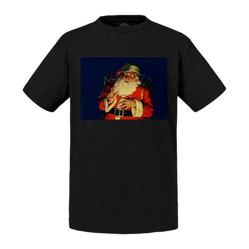 T-Shirt Enfant Pere Noel Apporte Les Cadeaux Vintage Retro Santa Claus