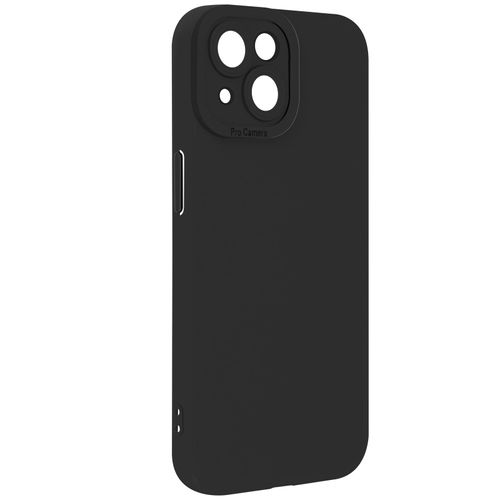 Coque Pour Iphone 15 Plus Silicone Mat Protection Caméra Noir