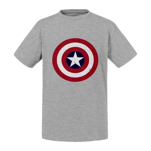 T-Shirt Enfant Captain America Logo Super Héros Bd Film Geek