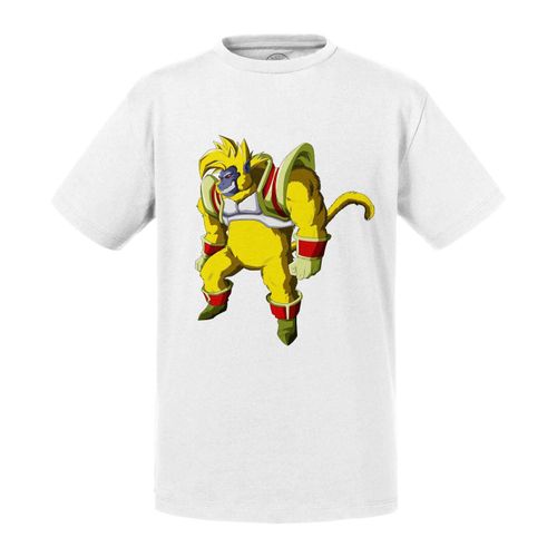 T-Shirt Enfant Dragon Ball Gt Singe Jaune Baby Vegeta Manga Anime