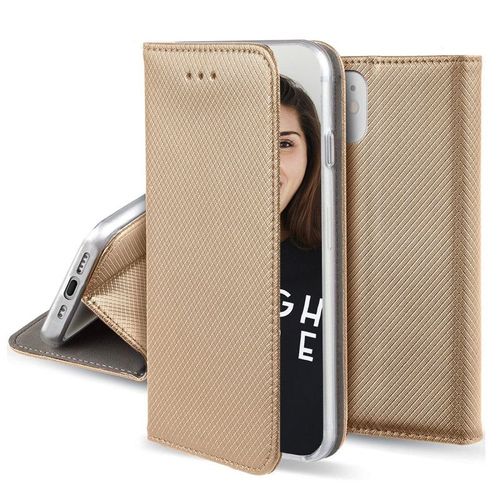 Étui Folio Pour Apple Iphone 14 Plus Magnétique Fonction Stand Jaym Dorée