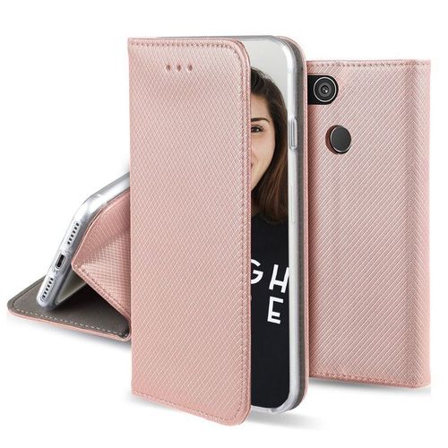 Étui Folio Pour Apple Iphone 14 Pro Magnétique Fonction Stand Jaym Rose Champagne