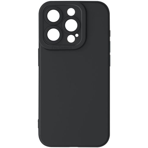 Coque Pour Iphone 15 Pro Max Silicone Mat Protection Caméra Noir
