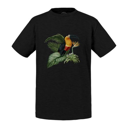T-Shirt Enfant Ara Oiseau Tropical Exotique Jungle Toucan Perroquet