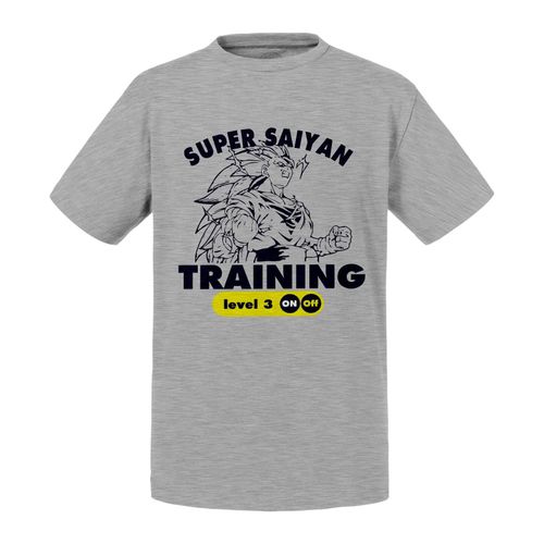 T-Shirt Enfant Training Super Sayan Level 3 Dragon Ball Z Dbz Manga Anime Goku